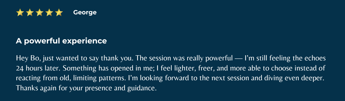 Testimonial from George